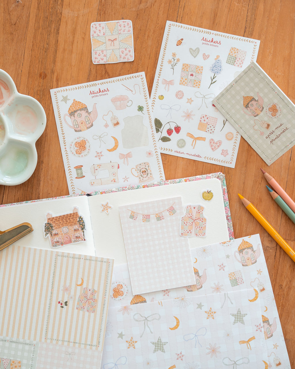 Kit scrapbooking Après-midi au cottage