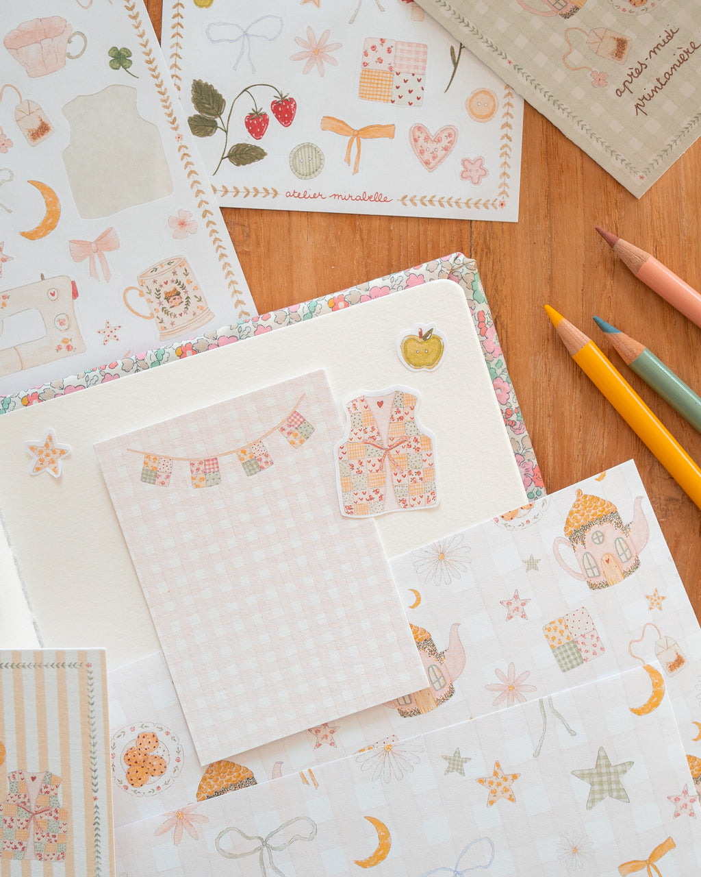 Kit scrapbooking Après-midi au cottage