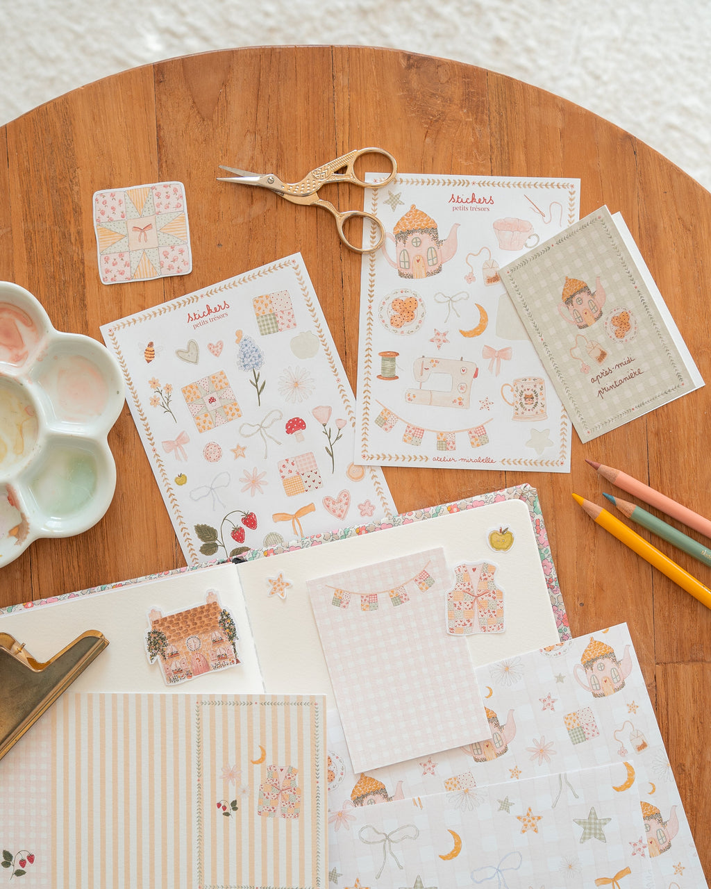 Kit scrapbooking Après-midi au cottage