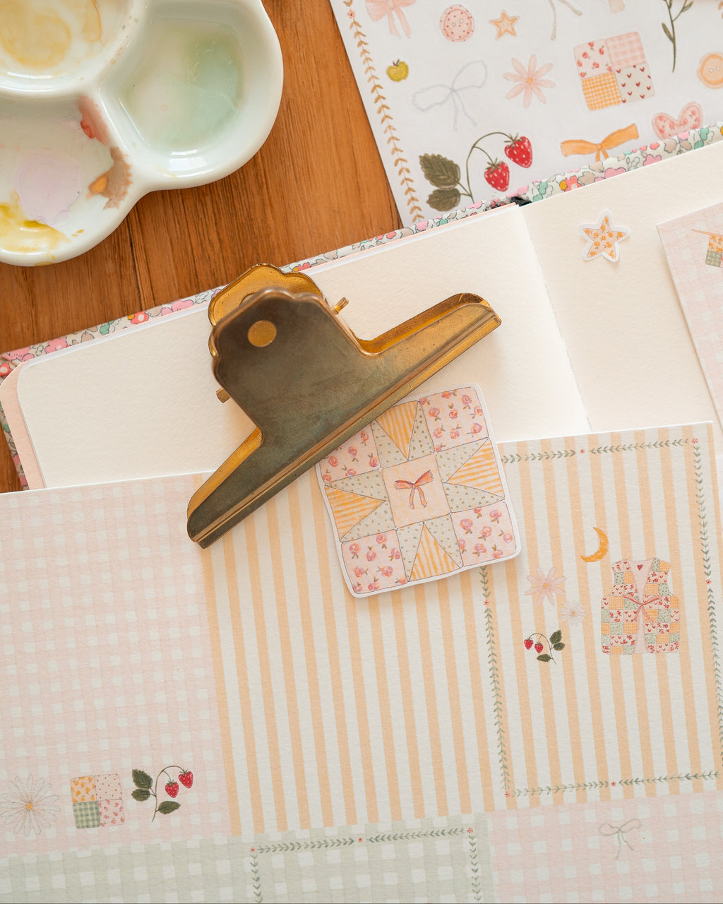 Kit scrapbooking Après-midi au cottage