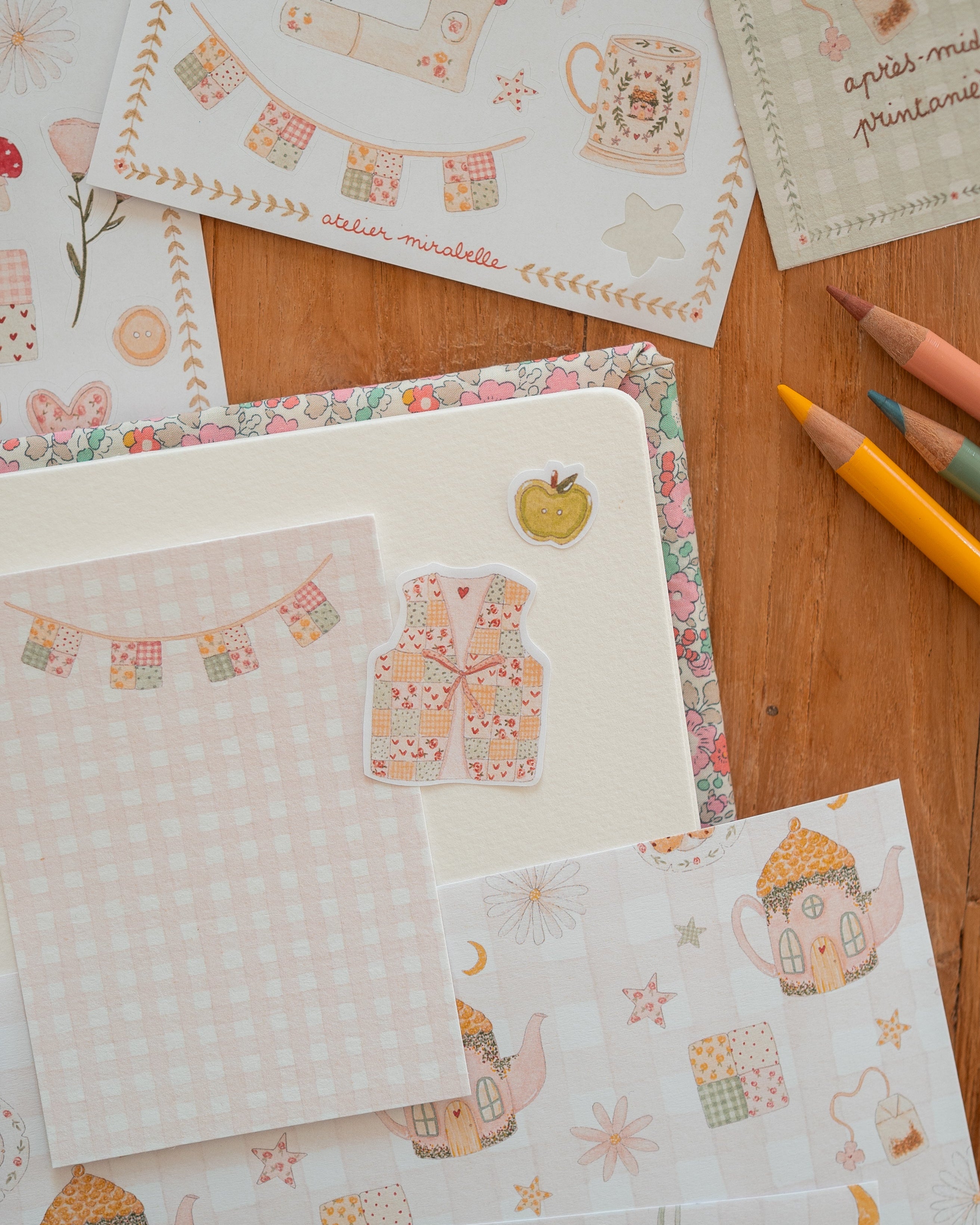 Kit scrapbooking Après-midi au cottage