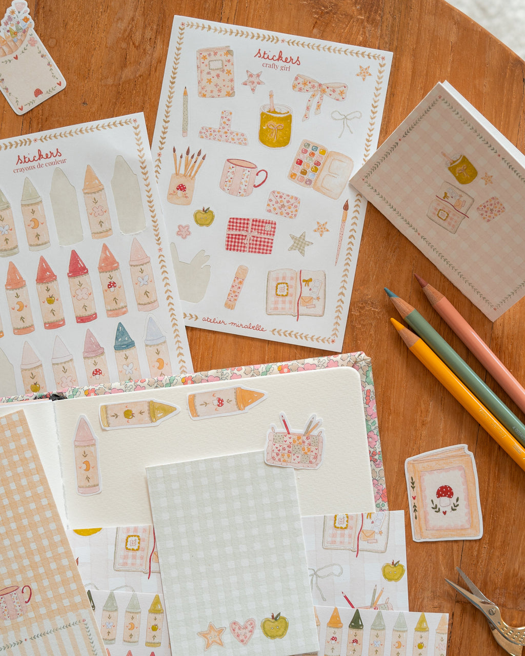 Kit de scrapbooking Crafty girl