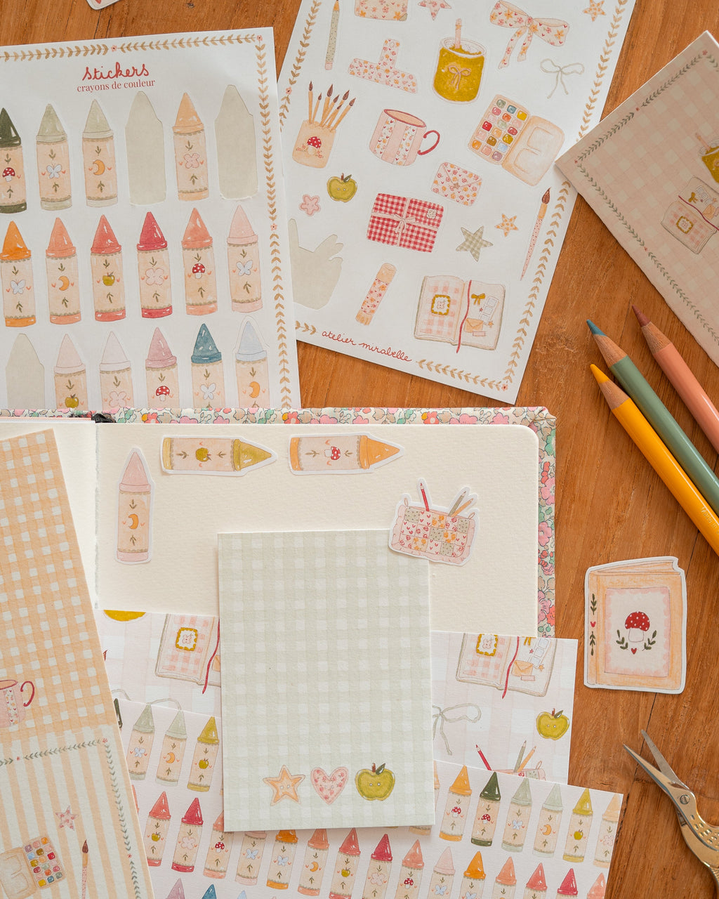 Kit de scrapbooking Crafty girl