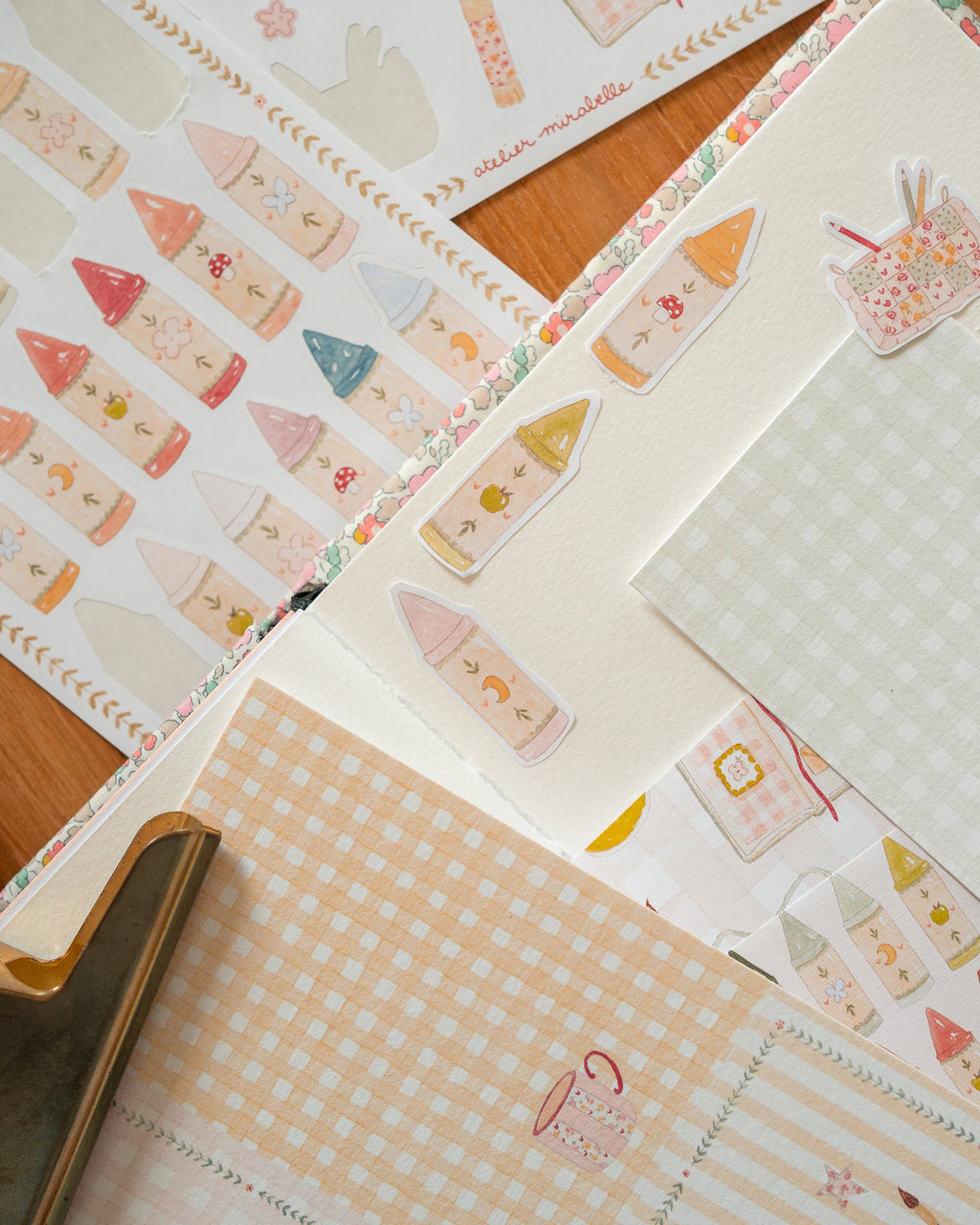Kit de scrapbooking Crafty girl