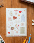 Planche de stickers - Mirabelle