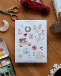 Planche de stickers - Sous la neige