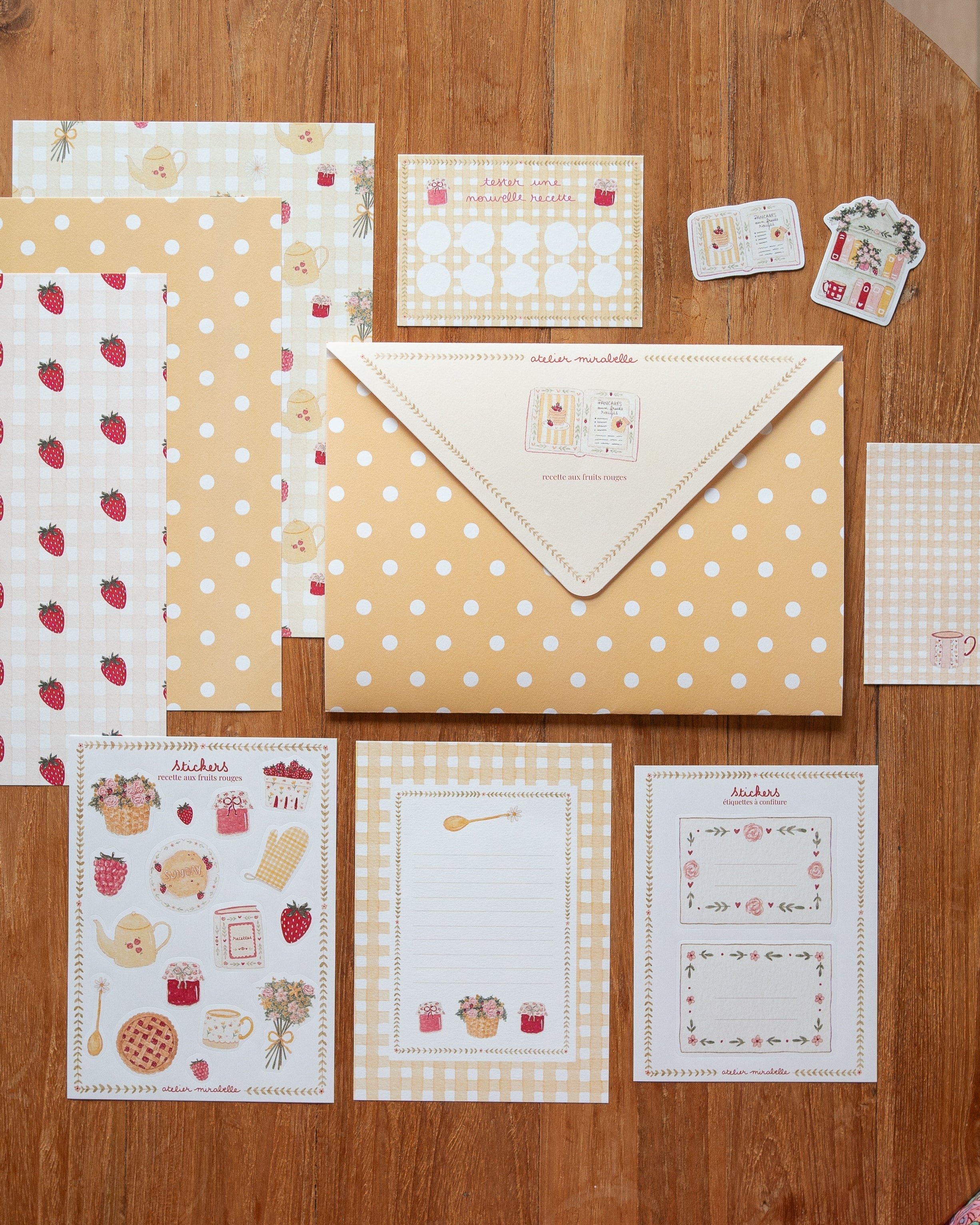 Kit journaling - Recette aux fruits rouges