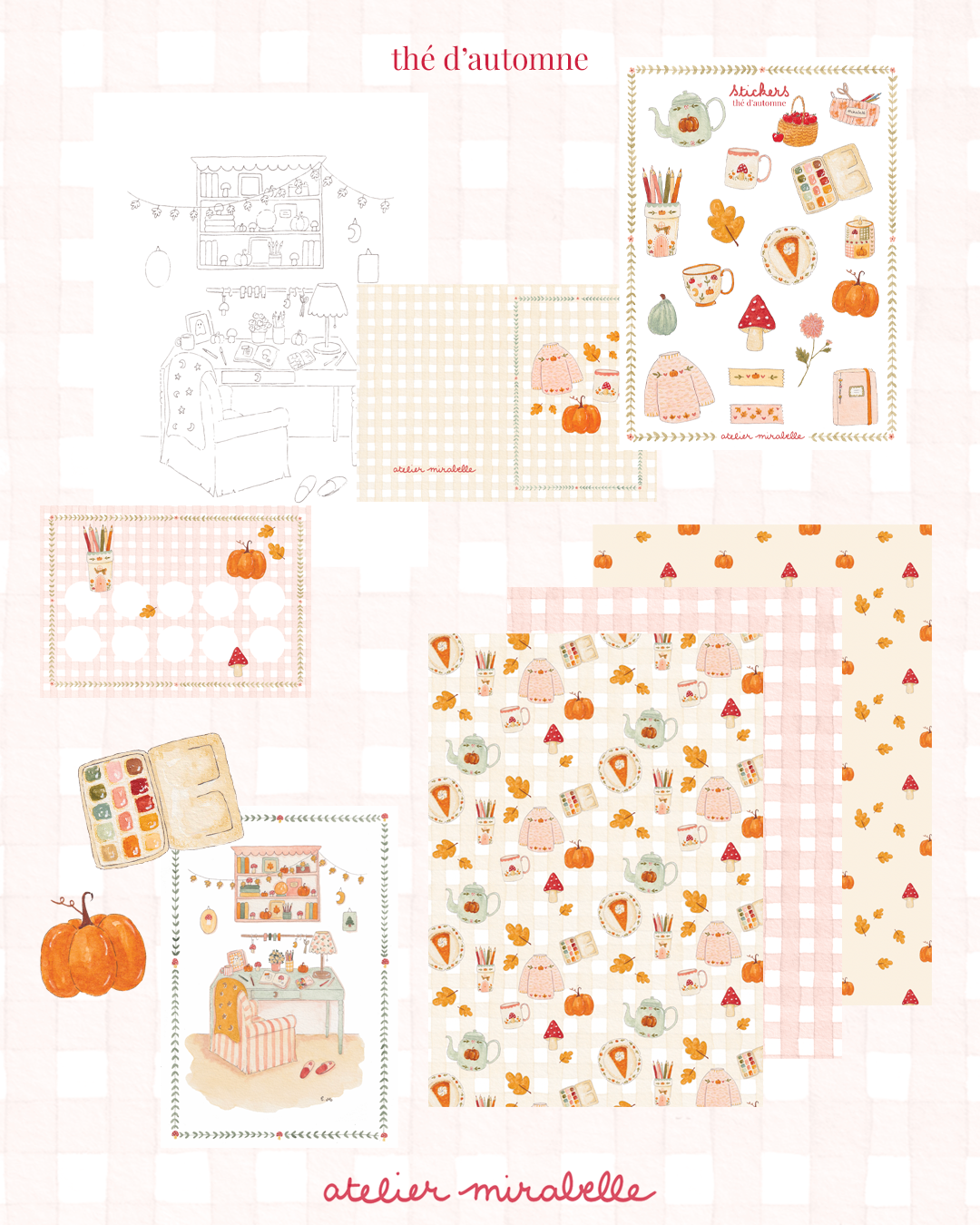 Kit journaling - Thé d'Automne